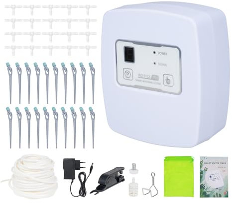 Mulcort Sistema di irrigazione intelligente, telecomando WiFi, regolazione della pressione da 1 a 4 marce, controllo intelligente del tempo