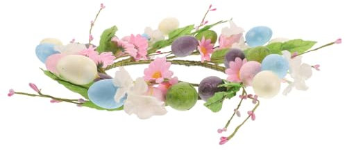 Gatuida Easter Wreath Mit Bunten Kunstblumen Frühlingshafte Türdekoration Für Ostern Langlebige Und Wandverzierung Für Festliche Anlässe Und Fröhliche