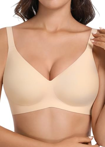 Kohentact Sujetadores inalámbricos para Mujer – Bralette sin Costuras con realce, Cobertura Total y máxima Comodidad Diaria