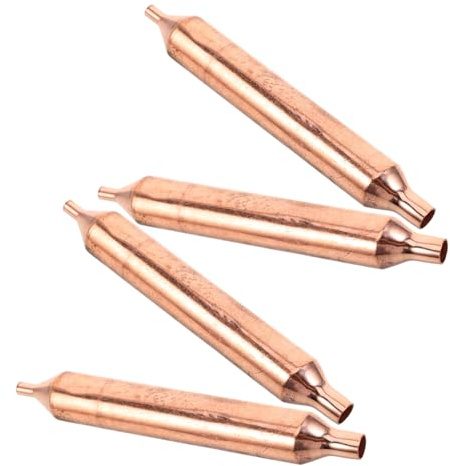 HOODANCOS Filtre Frigo en Cuivre Pack de 4 Pièces pour Réfrigérateur et Congélateur Absorption D'humidité et Filtration, Remplacement du Système de Réfrigération