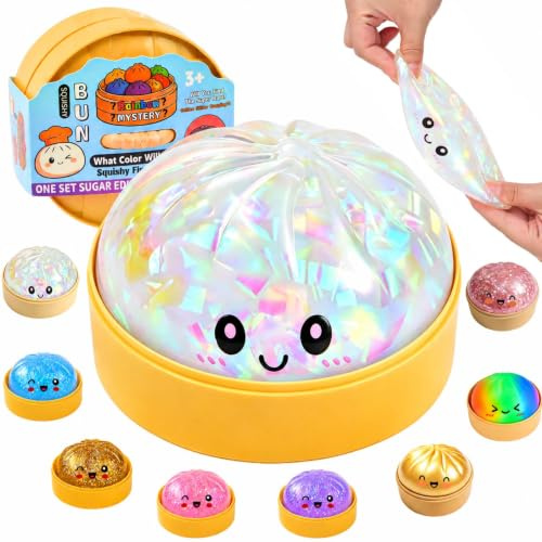 Glitter Dumpling Squishy, Mystery Dumpling Stressball Anti Stress Spielzeug
