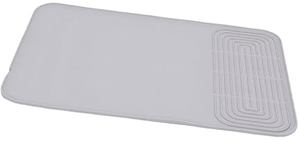 Tangxi Heavy Duty Kaffemaskin Pad |Halkfri Silikonmatta för Köksbänkskiva 23,62 X 15,75 Tum (Grå)