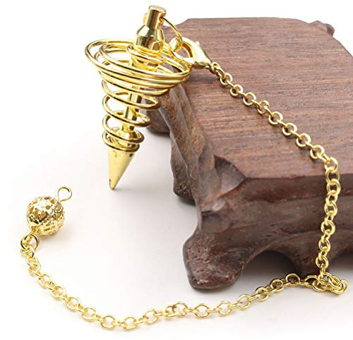 Mingzhe Metal Spiritual Pendel för Divination Dowsing Pendel Healing med