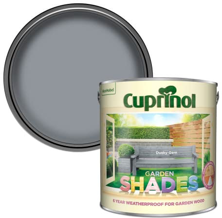 Cuprinol 5232386 CUPGSDG25L 2.5 Litre Garden Shades - Dusky Gem