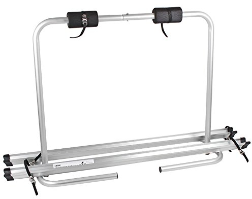 Beaut Deichsel Fahrradträger Deichselträger Fiamma Set inkl. XL Fahrradschutzhülle (BxHxT) 103 x125 x 187 cm für 2 Fahrräder klappbar, 4,6 Kg, Tragekraft 35 kg, Aluminium für Wohnwagen