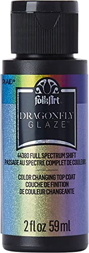 FolkArt 44380 Full Spectrum Libellen-Glasur, 60 ml Farbwechsel, Vollschalthebel, acryl, Vollspektrumverschiebung, 59 ml (1er Pack), 59 Milliliter