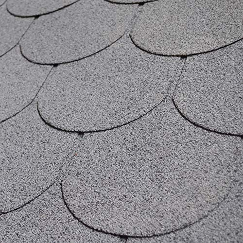 Dachschindeln 5er Pack Biberschwanz grau je 3,5 m² = Gesamt 17,5 m²