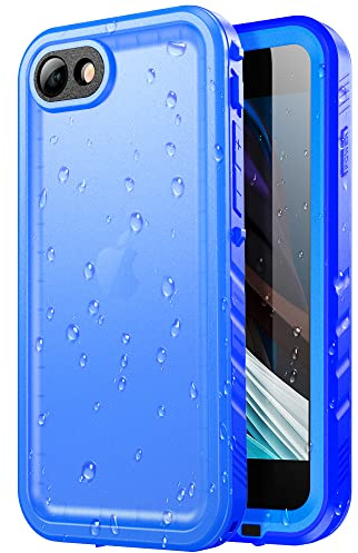 SPORTLINK für iPhone SE3/SE2/7/8 wasserdichte Hülle 360 Grad, Blau | Outdoor Handyhülle mit Kameraschutz und Displayschutz, militärischer stoßfester Panzerhülle, IP68 waterproof & staubschutz