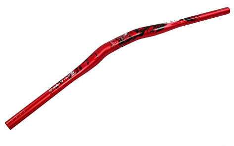 SPYMINNPOO Cykelstyre, 31,8x720 Mm Cykel Extra Långt Styre Cykelhandtag Riser Bar Aluminiumlegering Riser MTB-styre Passar De Flesta Cyklar Road Bike BMX(Röd)