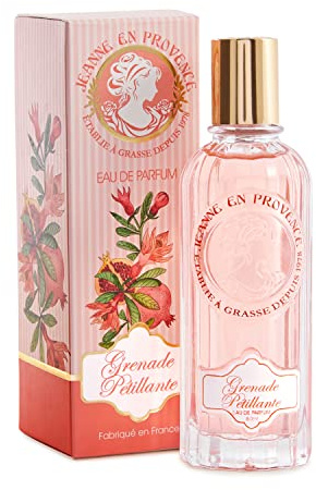 JEANNE EN PROVENCE - Parfum Femme Grenade Pétillante - Eau de parfum - Flacon Vaporisateur 60 ml - Fabriqué en France à Grasse