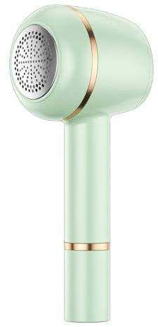 Layhou Electric Clothes Fabric Shaver Portable Sweater Lint Remover Garment Lint Roller Rechargeable Home Harmless Clothing Shaving Machine Fuzzs Pills Pilling Trimmer (Green)