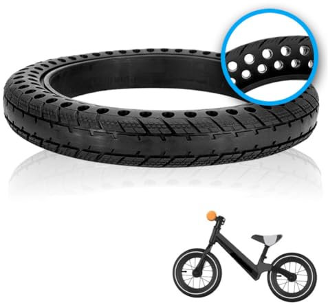 DRXRD Fahrradreifen 16 Zoll, 16x1.5/16x1.75 Wabendesign Pannensicherer Fahrradmantel, Abriebfester Vollgummireifen für Stadtstraßen, Feuchtgebiete, Unbefestigte Straßen 12x1.5