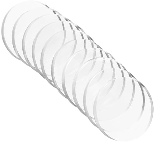 Warmhm 10 Stück Antirutsch-Pads Transparent Für Glasplatten Silikon Saugnäpfe Selbstklebend Und rutschfest Ideal Für Tischplatte Und Büromöbel Klarglas Stoßdämpfer Und Abstandhalter