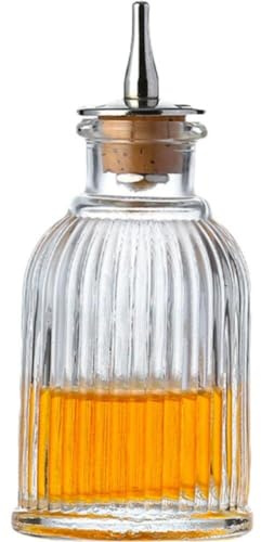 Bitters Bottle Vintage Dasher Bottle Cocktail Mixing Glass Bottles for Home Bar Restaurant House Kitchen, Japanese Bartending Tools