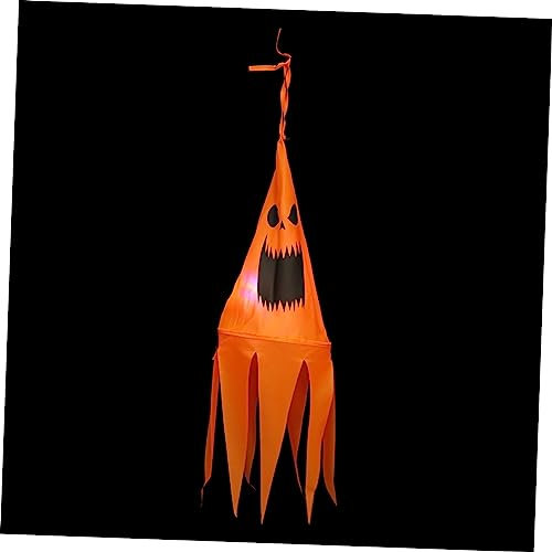 Milisten Halloween Wind Sock Leuchtender Geister-windsack Für Garten Und Deko-feiern Für Gruselige Outdoor-Dekorationen Und Festliche Anlässe