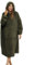 ililmmoe Coperta indossabile Sherpa oversize con cappuccio felpa TV coperta con maniche lunghe e tasca, verde oliva