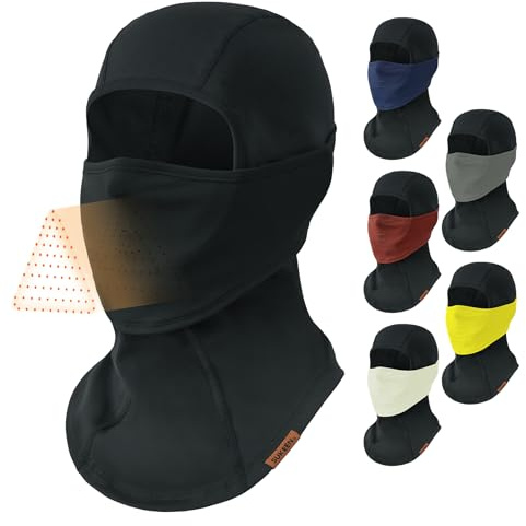 Sukeen Sturmhaube Winter Balaclava Skimaske Motorradhelme Liner Sturmmaske Fahrrad für Motorradfahren, Skifahren, Snowboarden, Radfahren Winddicht Warm Gesichtshaube Einheitsgröße Herren/Damen