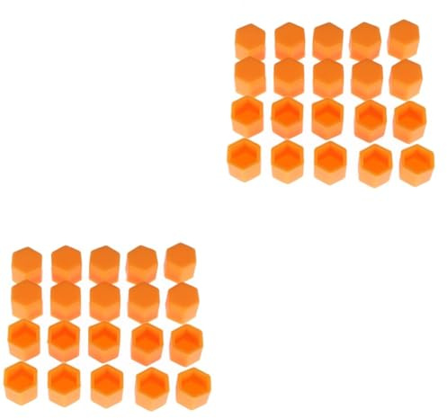iplusmile 40pcs Wheel Lug Nut Covers Bolts Covers Car Tyre Caps Corrosion Protection Easy Installation Enhance Wheel Appearance