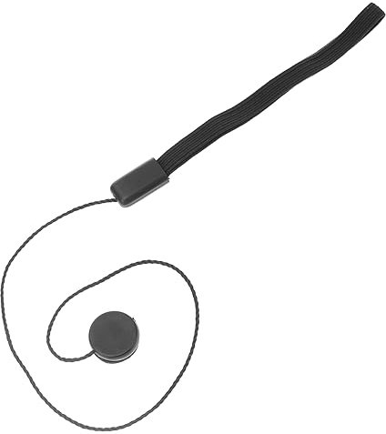 NUOBESTY 20pcs Lens Caps Keeper Elastic String Anti-lost Leash for Dslr Cameras Black Camera Accessories Photography