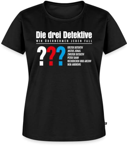 Die DREI Fragezeichen Detektive Visitenkarte Frauen Premium T-Shirt