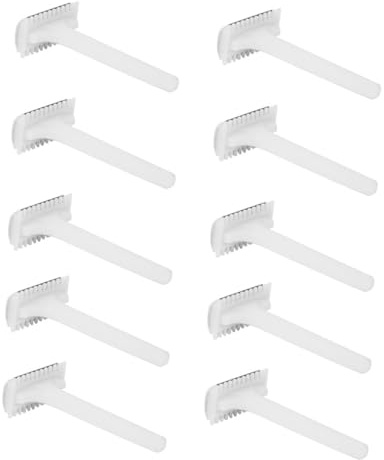 Anneome Rasoio Monouso Corpo 25 Pezzi Bianco in Abs Leggero e Portatile per Depilazione Gambe Braccia e Ascelle Accessori da Viaggio