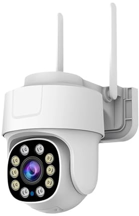 Videoövervakning, 5MP HD WiFi-kamera Hem PTZ IP-kamera Färg Nattljud Trådlös övervakningskamera Auto Hemspårning Säkerhet CCTV-kamera(5MP No Card)