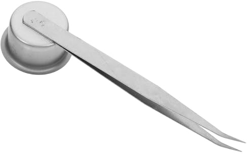 Abaodam Kerzenlöscher aus Weißblech Silber mit Stabilem Design und Dochtlöschfunktion für Duftkerzen und Aromatherapiekerzen zum Rauchfreien Löschen
