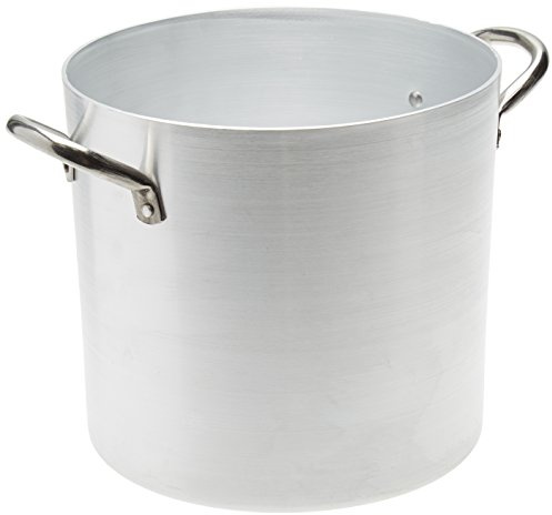Pentole Agnelli Kochtopf Aluminium mit 2 Griffen, Edelstahl 20 cm