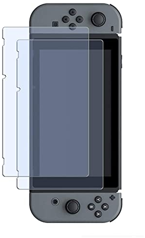 WEOFUN [2-Pièces] Verre Trempé pour Nintendo Switch 2017/2018 / 2019, Film Protection Pour Nintendo Switch Protecteur d'écran 6.2 pouces(0.33mm, Ultra transparent)