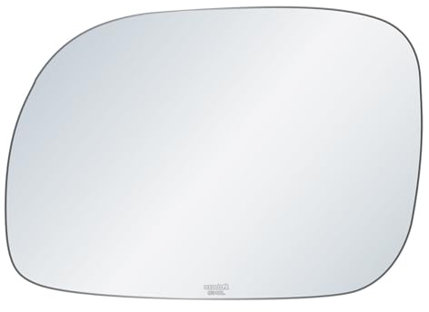 Driver Side Mirror Glass For 1996-2007 Chrysler Town & Country, Voyager, Grand Voyager and Dodge Caravan, Grand Caravan and Plymouth Voyager, Grand Voyager Left Flat Mirrors exactafit 8340L