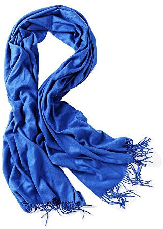 Bellonesc Damen-Schals, Kaschmir-Haptik, weiche Schals, Wickeldecke, Blau, Einheitsgröße