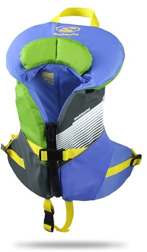 Stohlquist Child PFD Life Jacket, USCG Approved Type III Life Vest for Kids 30-50 lbs, Perfect for Swimming, Boating & Watersports, Pool Float & Life Jacket for Children