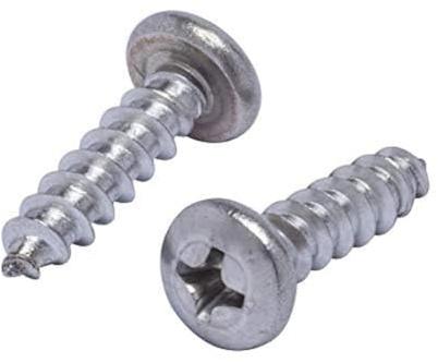 Bolt Dropper No. 10 x 1 Stainless Phillips Pan Head Wood Screws (100 Pack), 18-8 (304) Stainless Steel Commercial Grade Corrosion Resistant Choose Size by Bolt Dropper