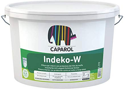 Caparol Indeko-w Pittura Lavabile Speciale Resistente alle Muffe Lt. 12,5