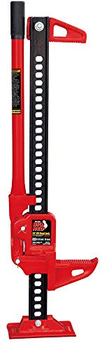 Torin TRA8335 33 Ratcheting Off Road Utility Farm Jack, 3 Ton (6,000 lb) Capacity, Red