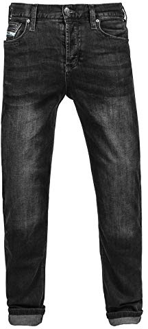 John Doe Original XTM Motorrad Jeans Herren Stretch mit Protektoren Black 48/32
