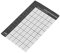 Sharainn Universal Magnetic Screw Work Pad, Grid Design, Black