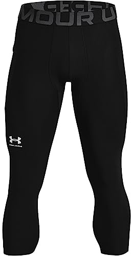 Under Armour Men's Armour HeatGear 3/4 Leggings, 001 Black, LGT