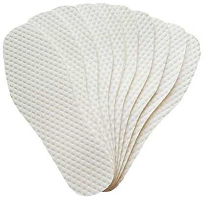 Lot de 10 paires de semelles intérieures jetables respirantes ultra fines pour chaussures pieds nus absorbant la transpiration pour homme et femme (26 cm)