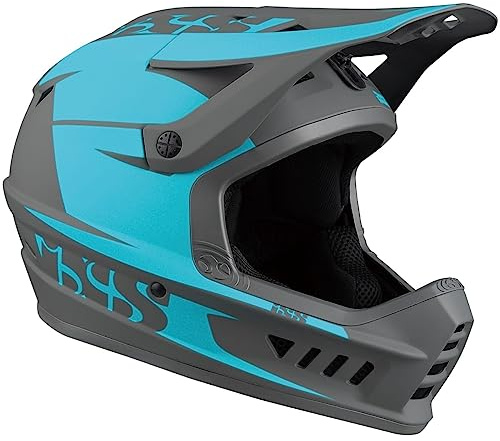 IXS XACT Evo Lagoon Graphite LXL (60-62 cm) Integralhelm MTB/E-Bike/BMX, Erwachsene, Uni