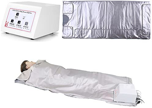 HKUKUUU Couverture De Sauna Infrarouge Lointain, Sauna Chauffage Couverture, Professionnel Detox Therapy, pour Perte de Poids Fitness Spa at Home, Soulage Fatigue Physique