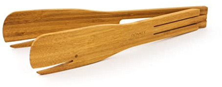 Mobby Dick Tongs - Küchenzange aus Bambus in Wal Form, ca. 30 cm