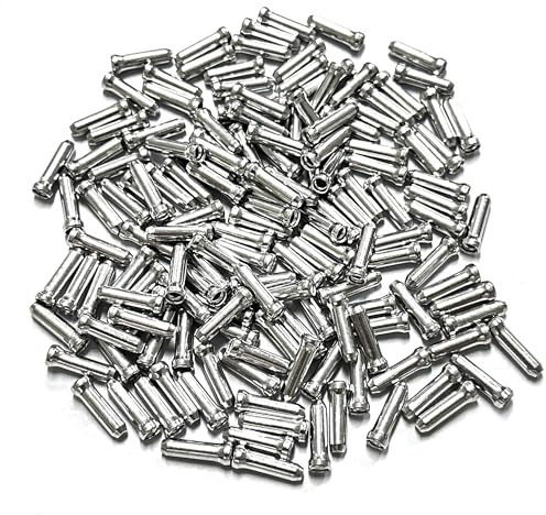 150 Stück Kabelendhülsen, Endkappenverbinder, Bremskabel, Fahrradzubehör, Getriebekern-endkappen, Bremskabelschwänze Für Fahrräder Und Mountainbikes (silber)