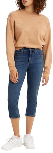 Levi's 311 Shaping Skn Capri 22 Jeans pour Femme, Lapis Amidst, 32W
