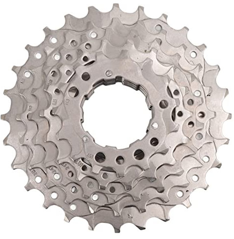 equlup Freewheel, 7 Speed 11-28T Flywheel Chrome Molybdenum Steel Bike Rear Hub Freewheel Bike Speed Cassette Bicycle Adapter Parts for Conversion Folding Bikes