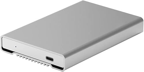 Ultra Slim Portable External Hard Drive, 2.5'' Hard Disk Drive Enclosure USB 3.0 Aluminum Type C to USB/Type C Sata HDD Dock Station Case Caddy for Laptop External Hard Drive
