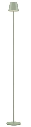 SellTec LED Stehlampe Akku USB, grün H1250cm | dimmbar Touchdimmer, IP54 Innen + Außen, für Garten, Gartentisch, Camping, Balkon oder Terrasse