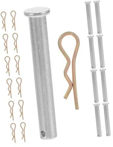 GETAJGHSD Replacement Scaffolding Coupling Pin Hitch Pin Clip Steel Locking with Convenient Adjustment for Construction Scaffolding System, Silver 20 Pieces