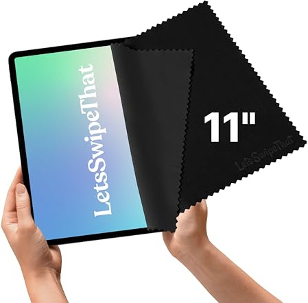LetsSwipeThat® 1X Protezione Tastiera PC Notebook 11 Pollici - Panno Microfibra per Proteggere Schermo di Portatil 11 pollici, iPad e Tablet - Copritastiera PC Portatile