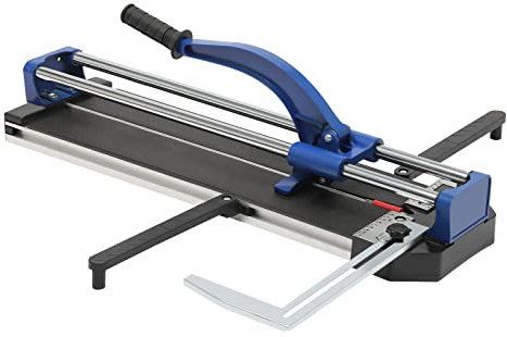 Manueller Fliesenschneider Schnittbreite 60cm Fliesenschneidmaschine Einstellbarer Winkelbereich 0° bis 90° Zweigleisig Fliesenschneider Schnittdicke 15mm Wolfram Legierung Fliesen Schneider